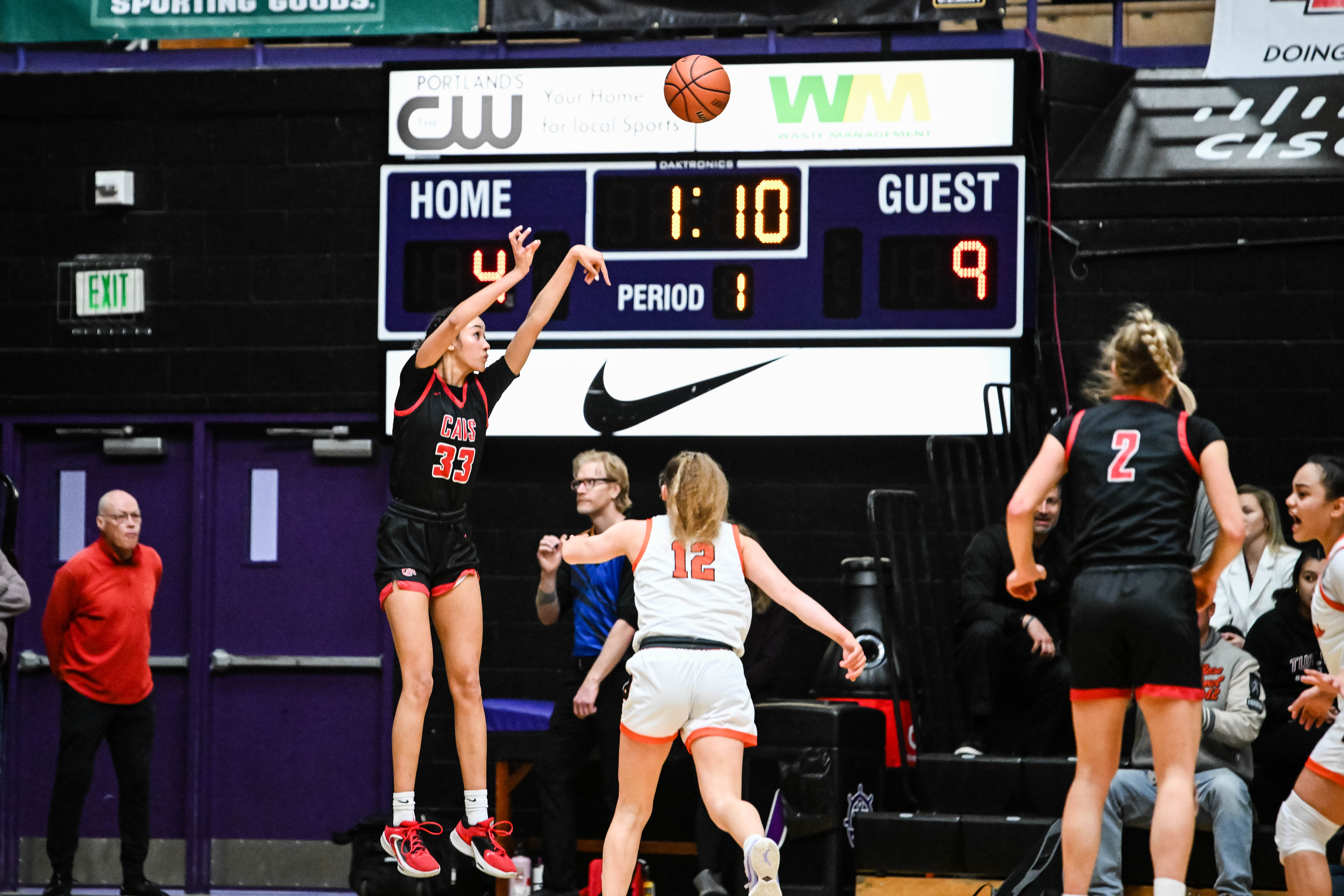 Clackamas Beaverton 6A Oregon girls basketball quarterfinal Naji Saker 1 -37